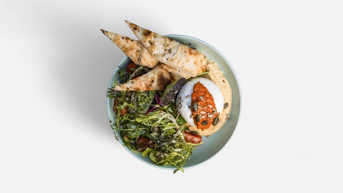 Hummus and Burrata