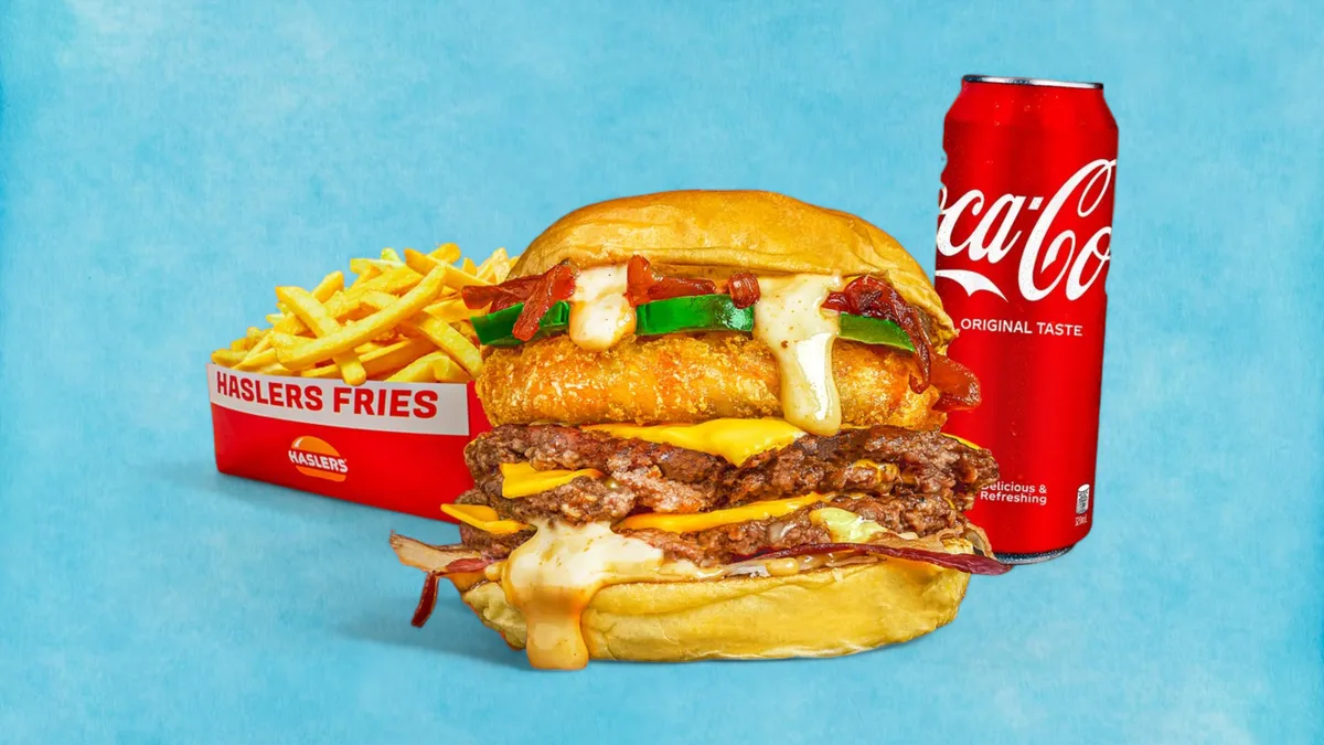 Astro burger MAX + regular pomfrit + limenka 0.33l