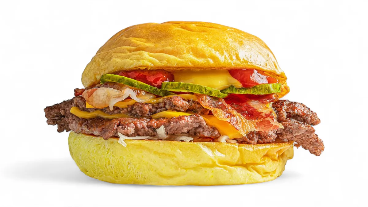 Double bacon cheeseburger