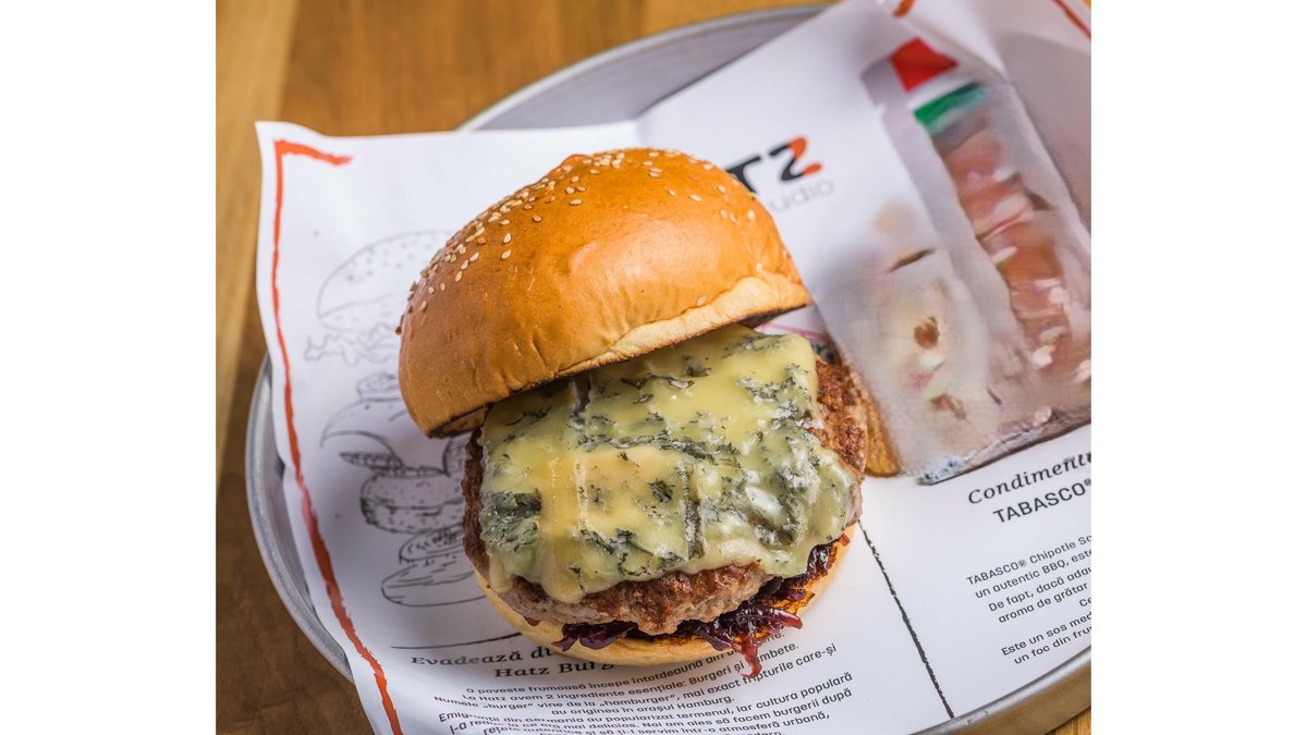 Blue cheese burger