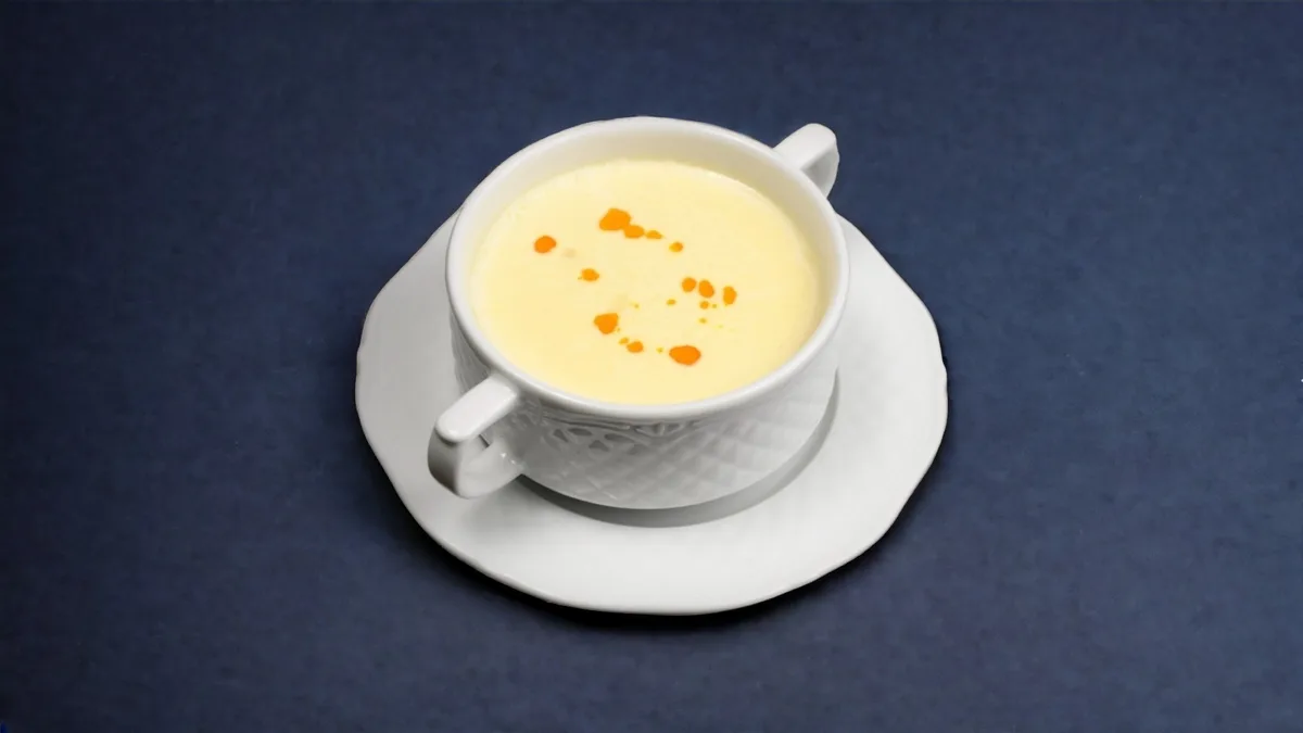 004. Garlic cream soup