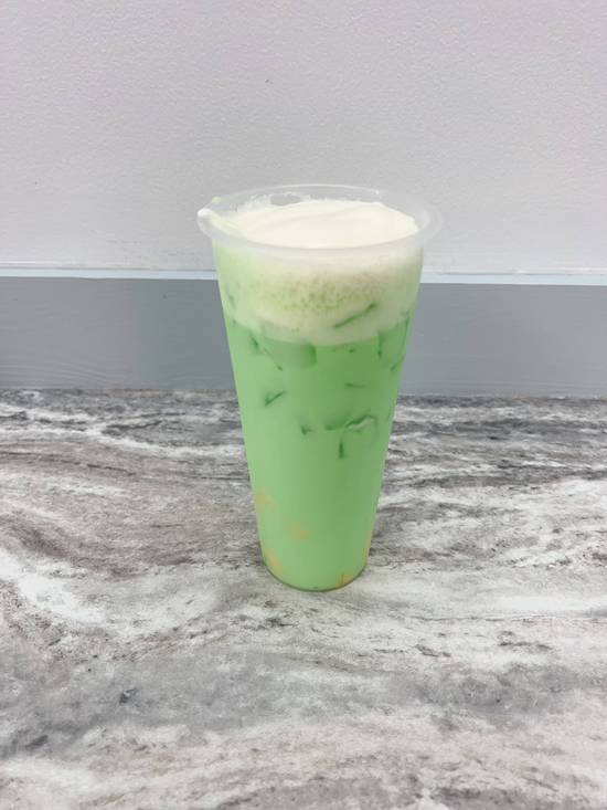 Honeydew bubble tea