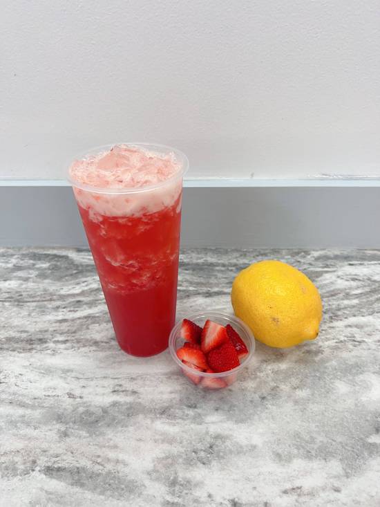 Strawberry lemon green tea
