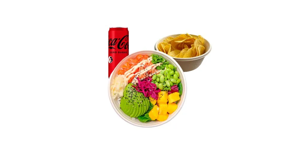 Avoloha Salmon + dryck + side