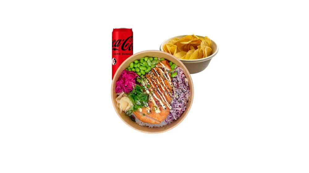 Chicken katsu + dryck + side
