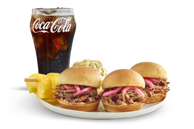 Pineapple Luau Slider Meal Combo