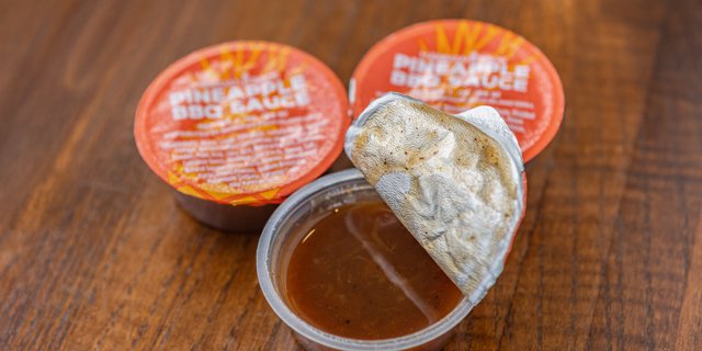 Pineapple BBQ Sauce Cup