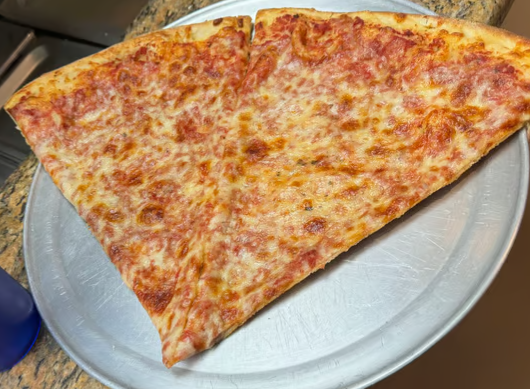 2 Cheese Slices and Fountain Drink