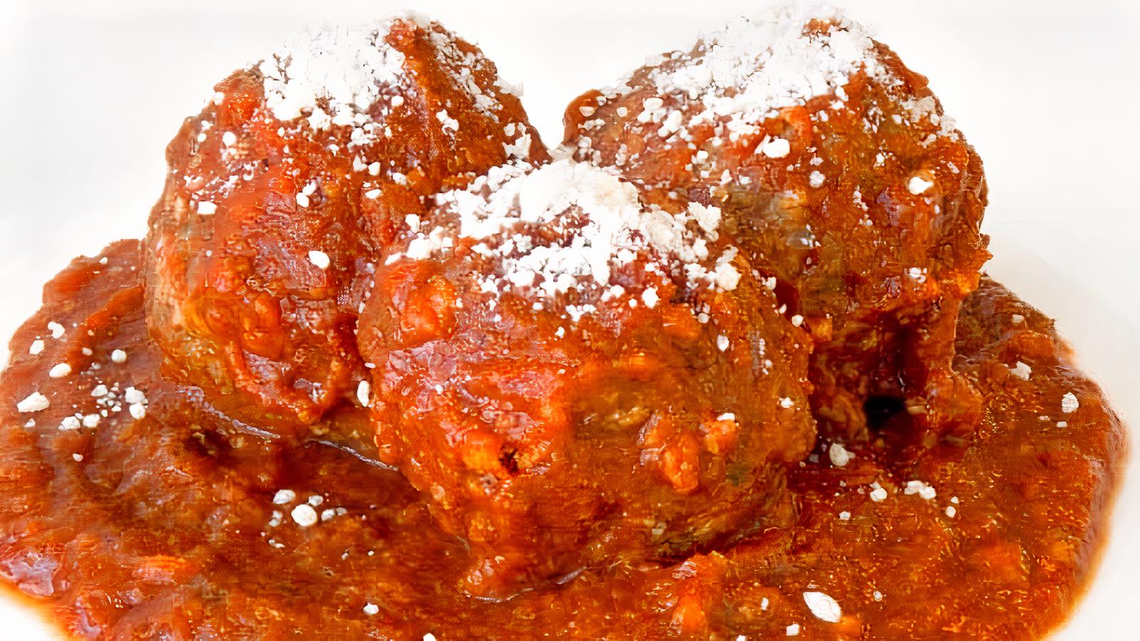 Baked Meatballs with Mozzarella
