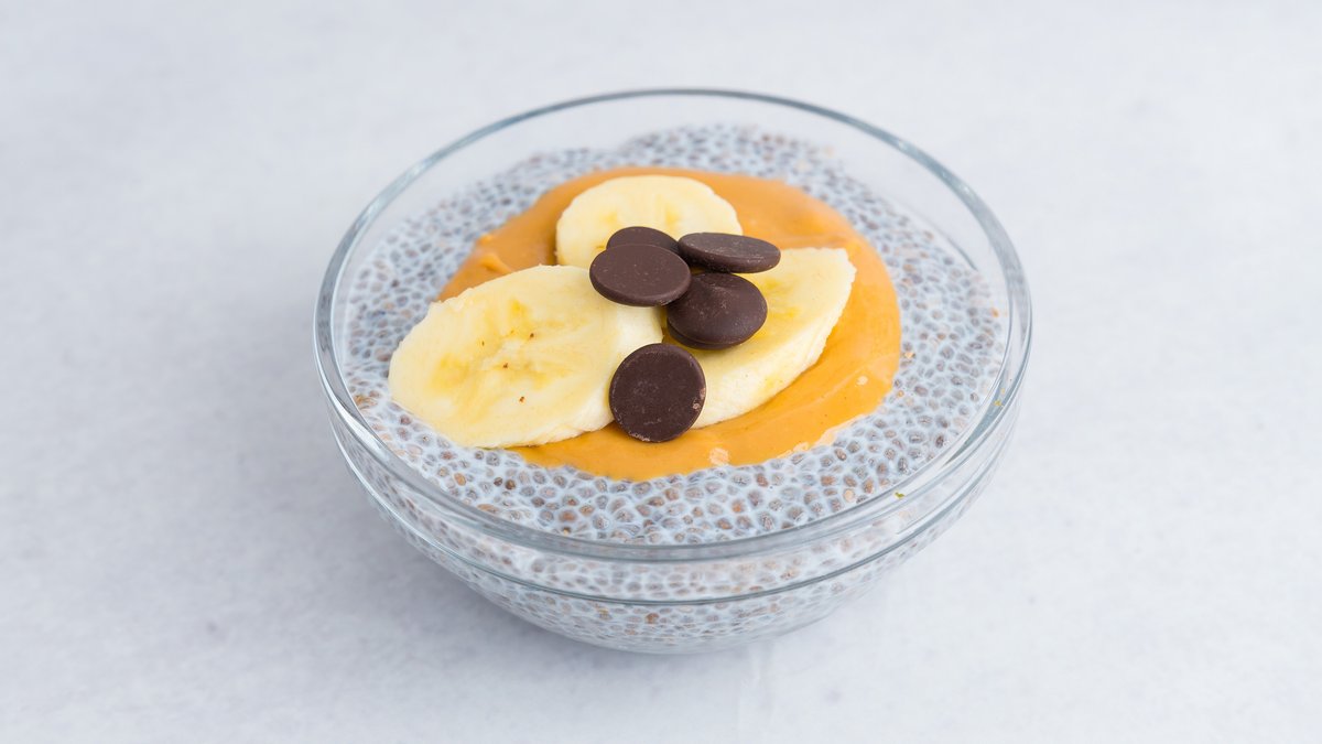 Chia puding Kiki-čoko-banana