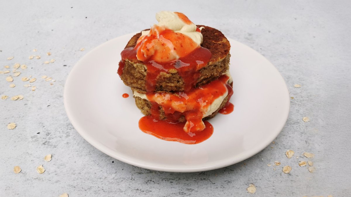 Strawberry cheesecake palačinke