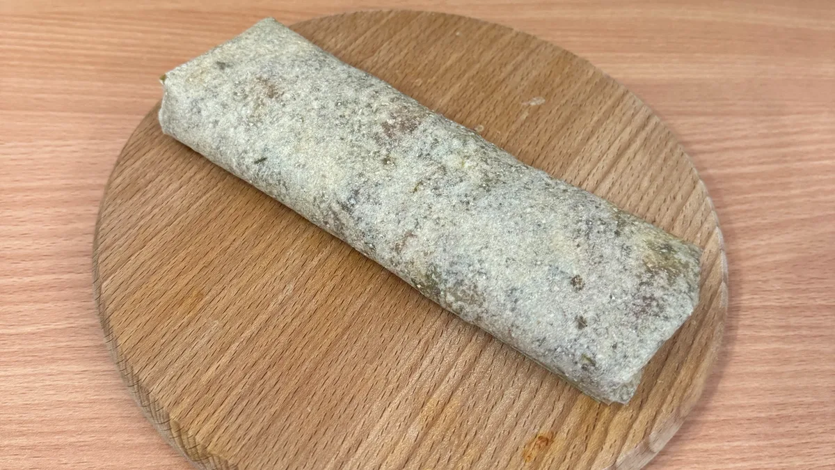 Prosciutto and mozzarella tortilja