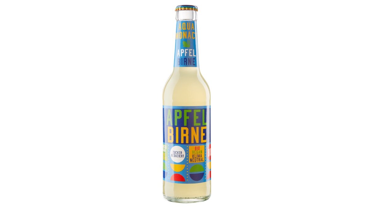 Aqua Monaco Organic Apfel Birne 0,33 l