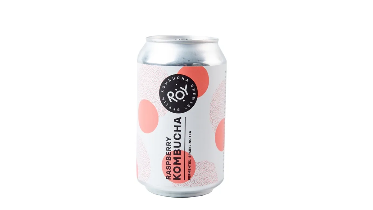 ROY Kombucha Erdbeere and Basilikum 0,33 l