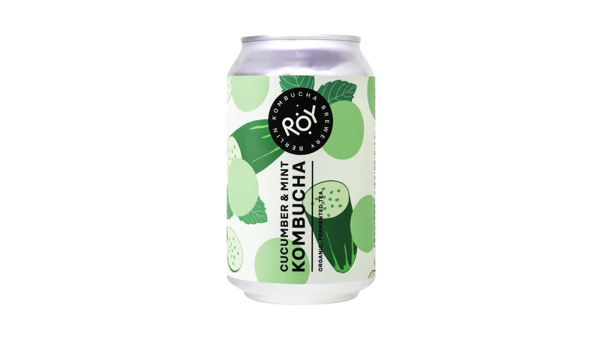 ROY Kombucha Gurke and Minze 0,33 l