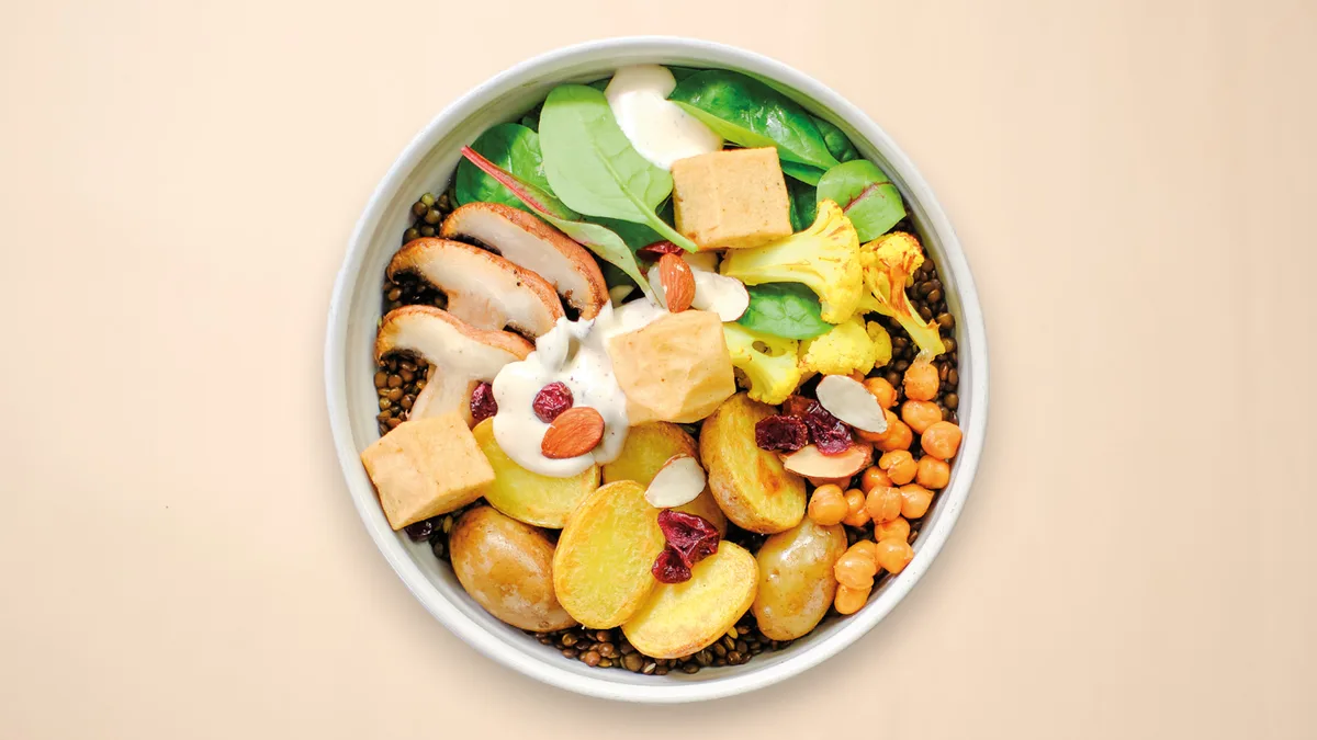Vegan Truffle Mushroom Bowl