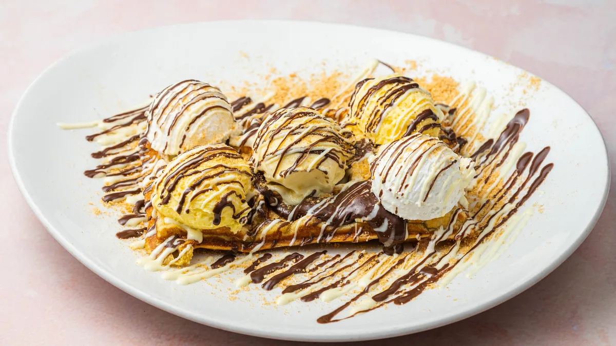 Waffle Nutella- kinder bueno