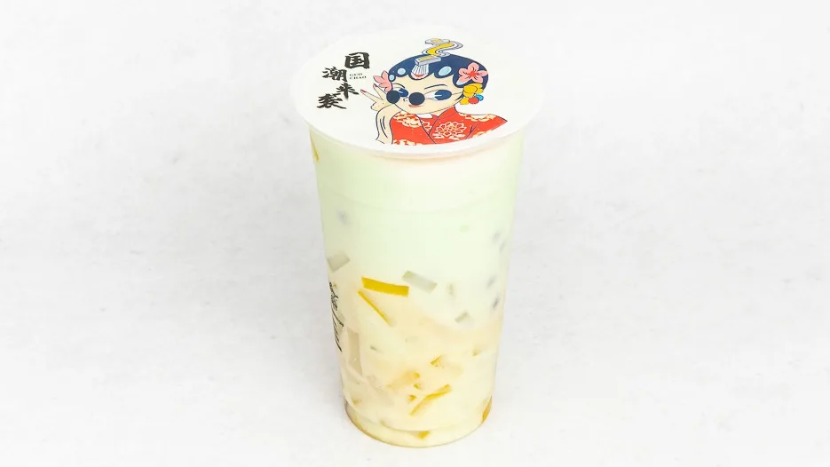 Apple bubble yoghurt
