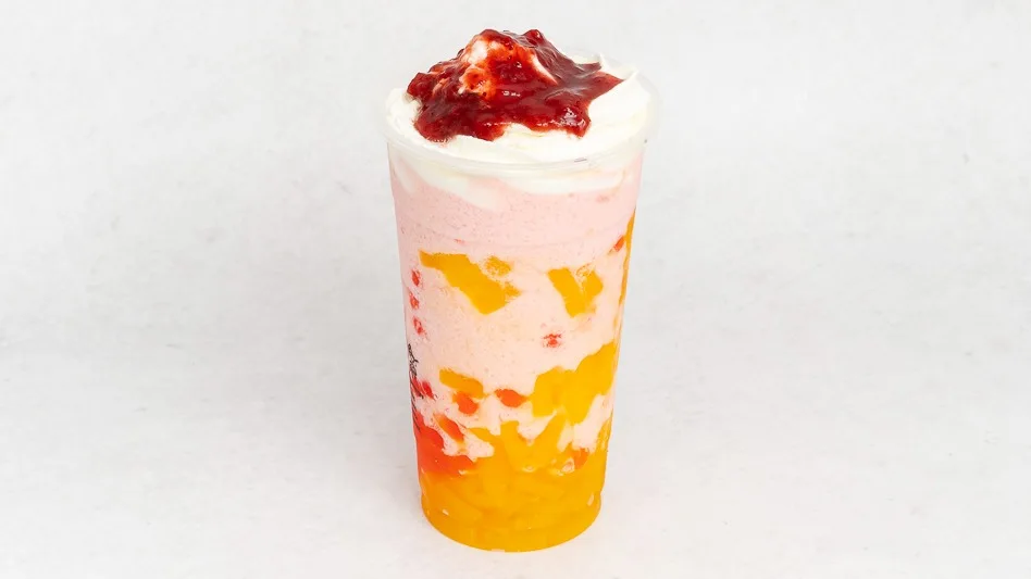 Strawberry frappe
