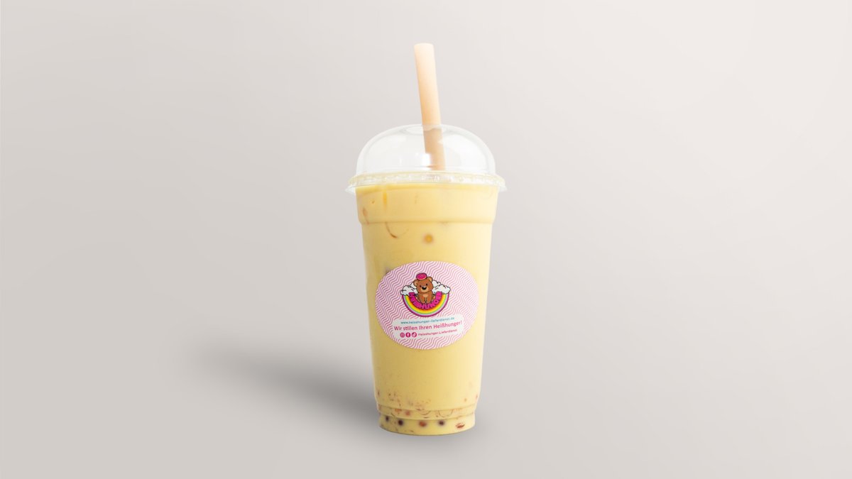 Bananen Milch Bubble Tea 0,5 l