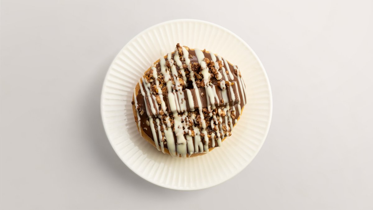 Cereal White Cream Donut