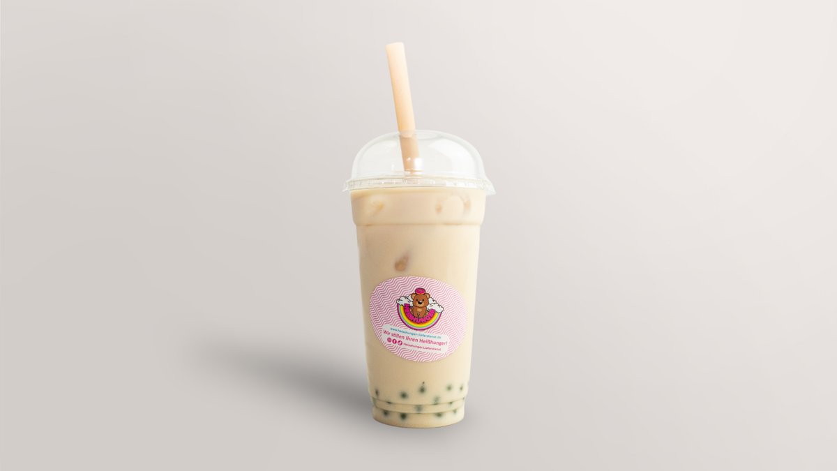 Kokosnuss Milch Bubble Tea 0,5 l