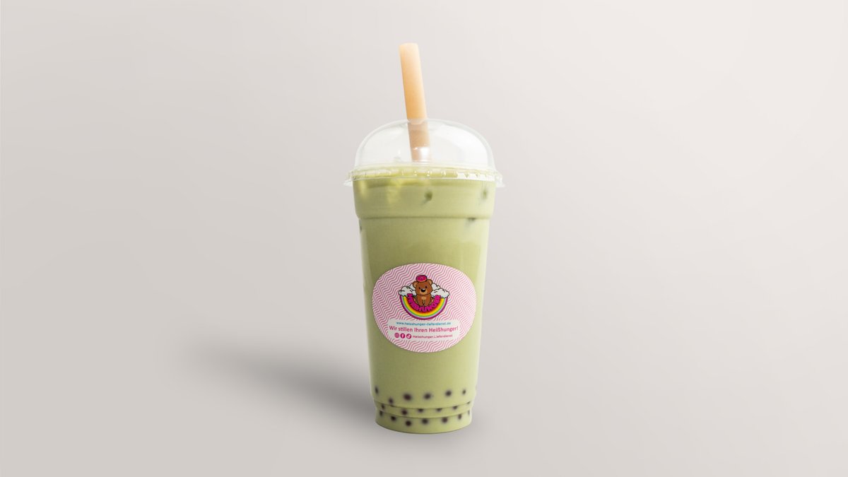 Matcha Milch Bubble Tea 0,5 l