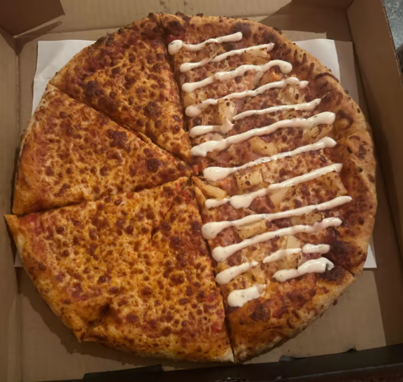 Medium 12" Half and Half
