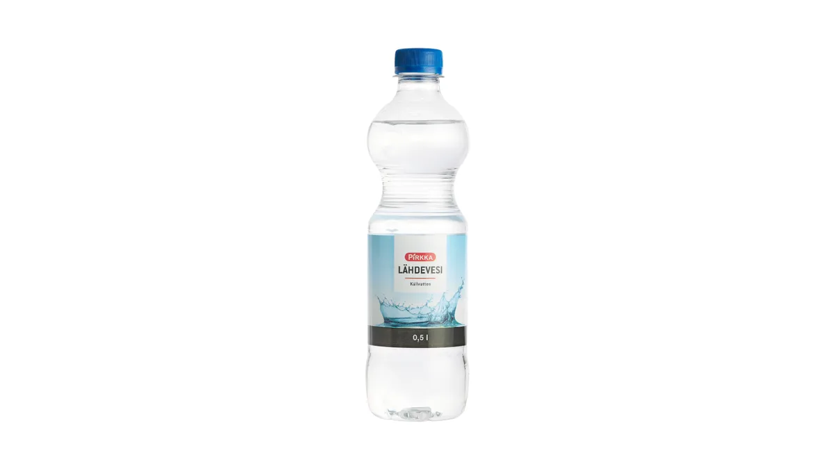 Pirkka lähdevesi 0,5l