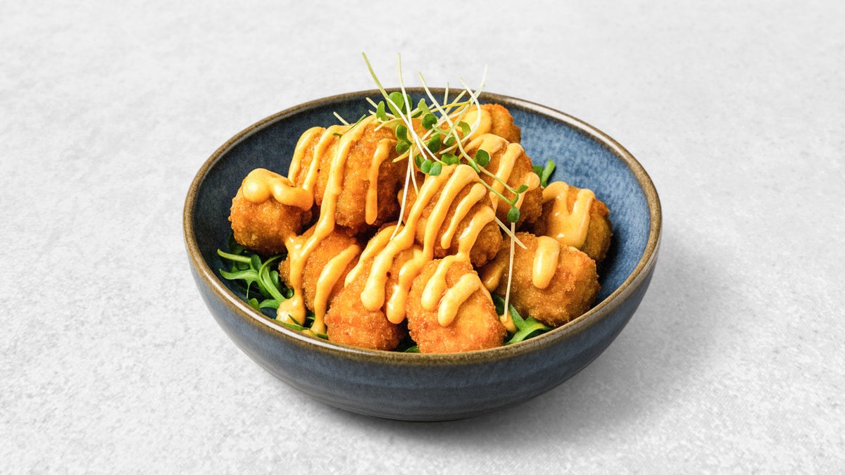 Crispy Chicken mit Chili-Mayosoße