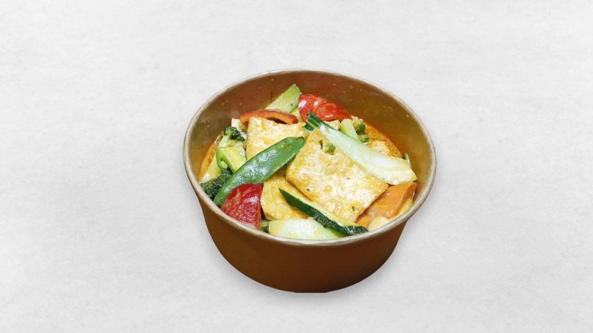 Curry-Tofu Reis Bowl 🌶️
