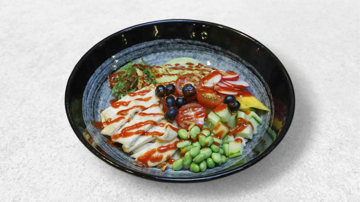 Poke Bowl mit Huhn
