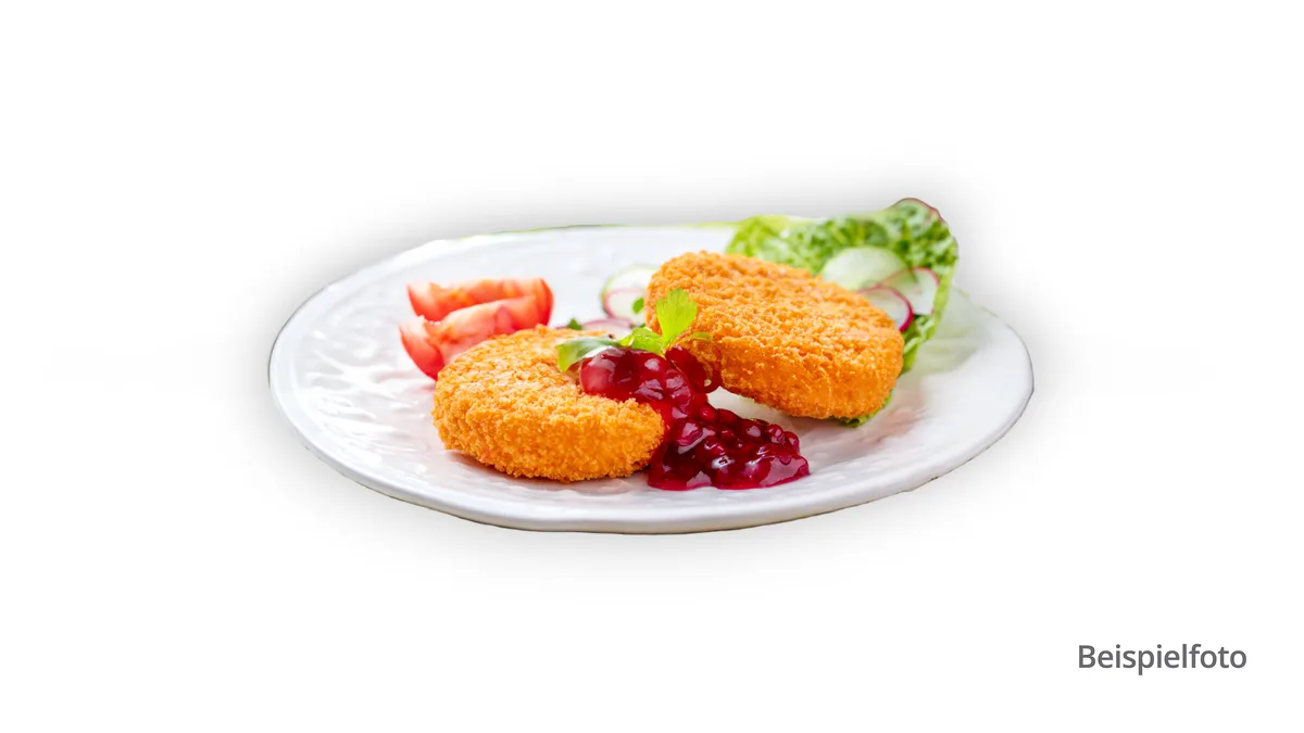 Überbackener Camembert