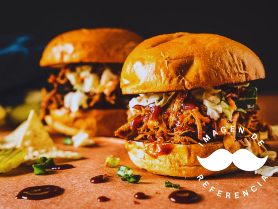 Bbq pulled pork sandwich