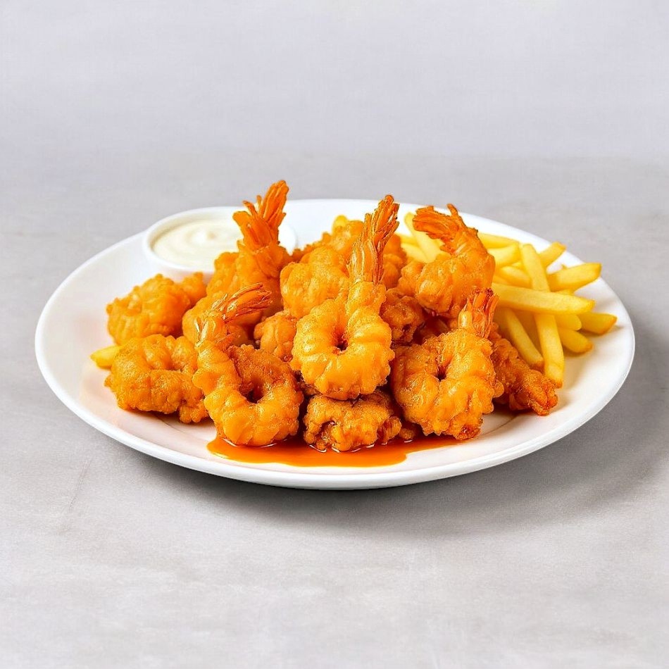 Buffalo Popcorn Shrimp