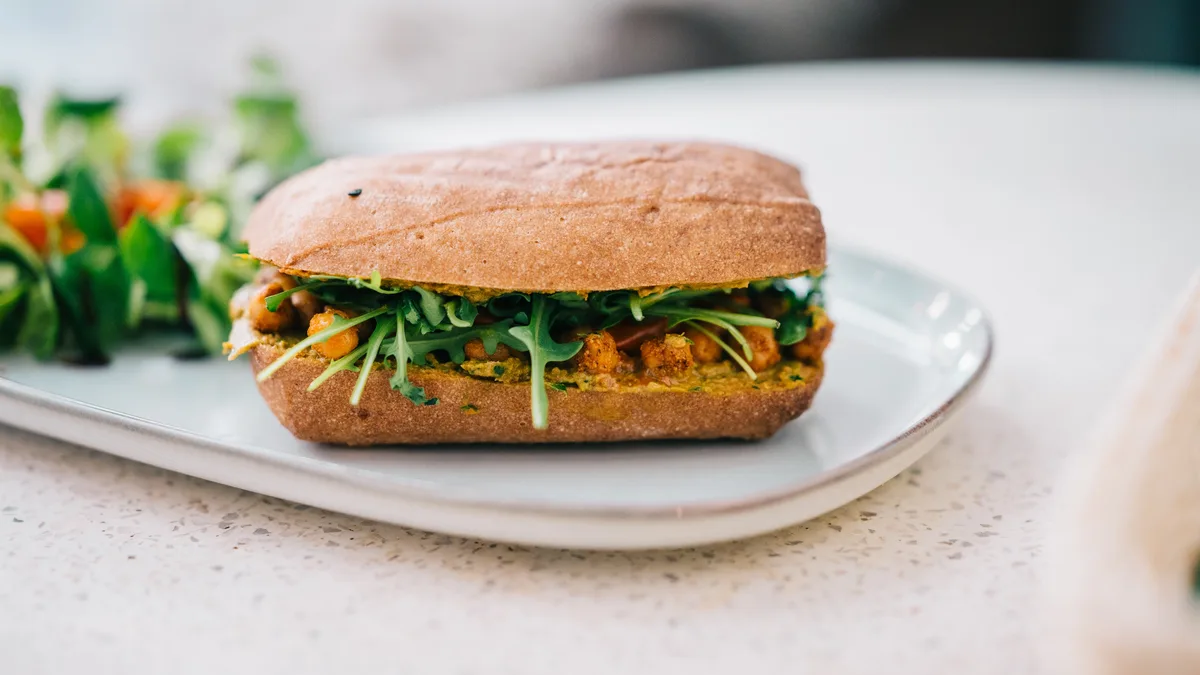Crispy chickpea bite