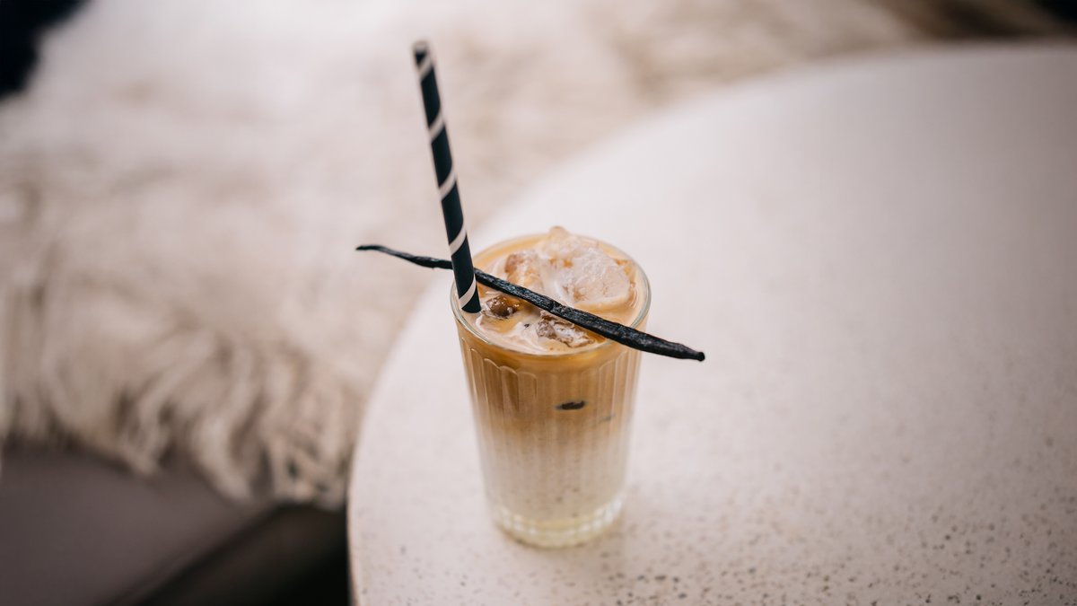 Jeges vanília latte