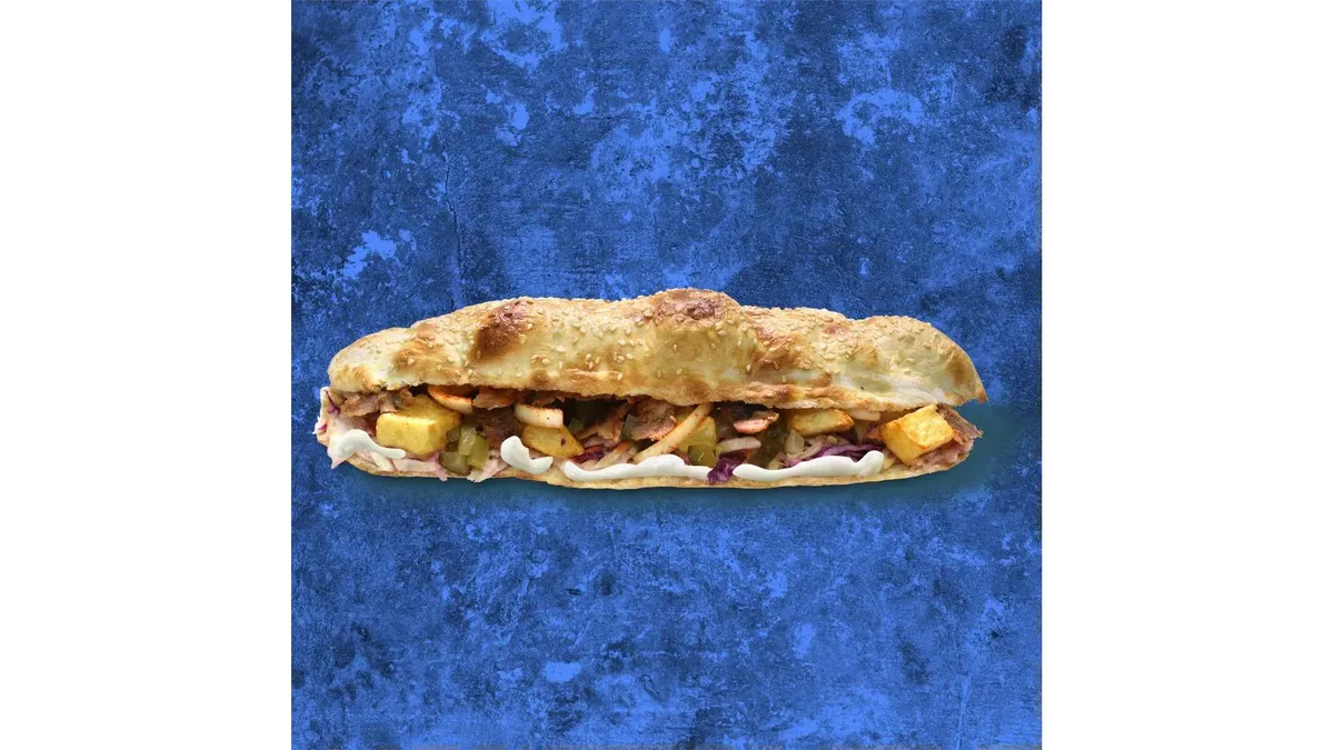 Meniu Zeus Pita Vițel - purcel - berbecuț + Pepsi