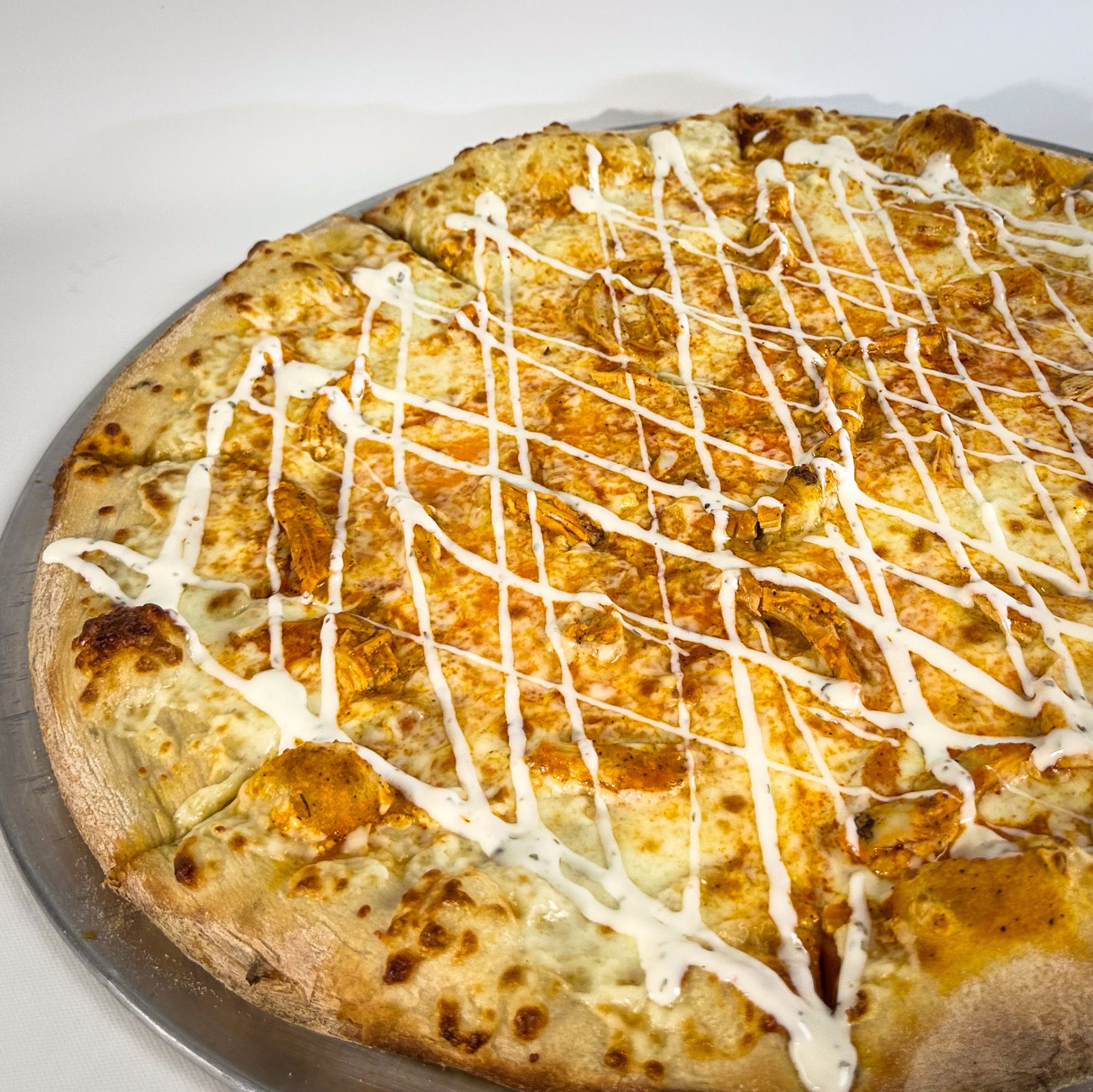 Regular Buffalo Chicken Pizza