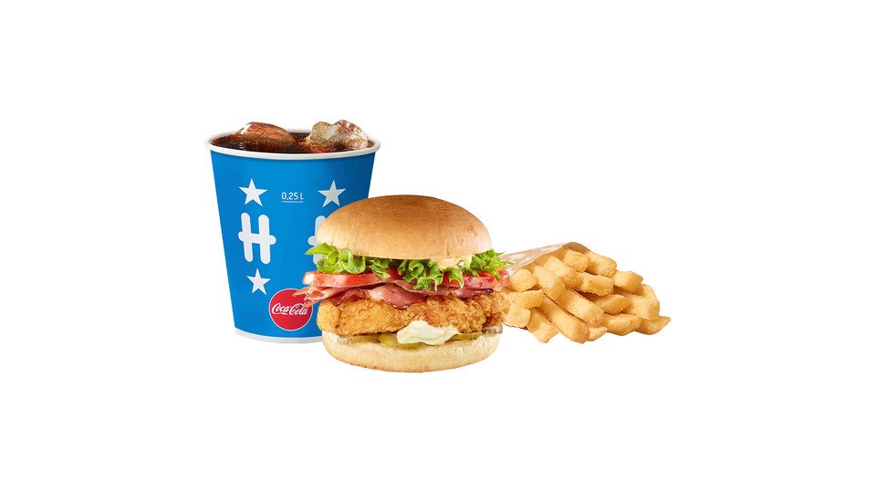 Krõbekana burgeri eine