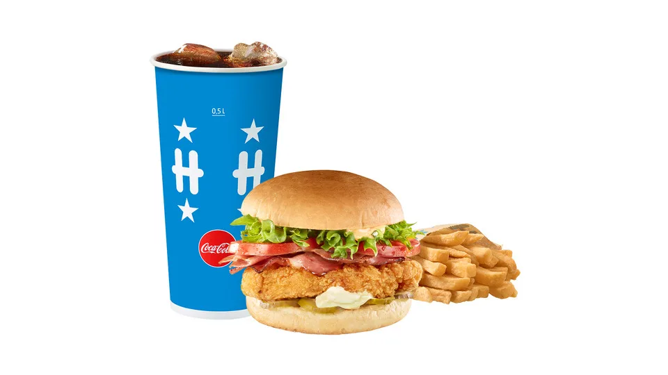 Krõbekana burgeri suur eine