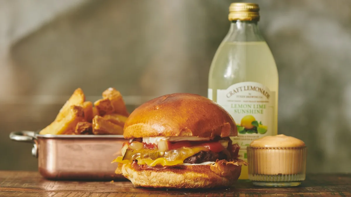 Cheeseburger menu
