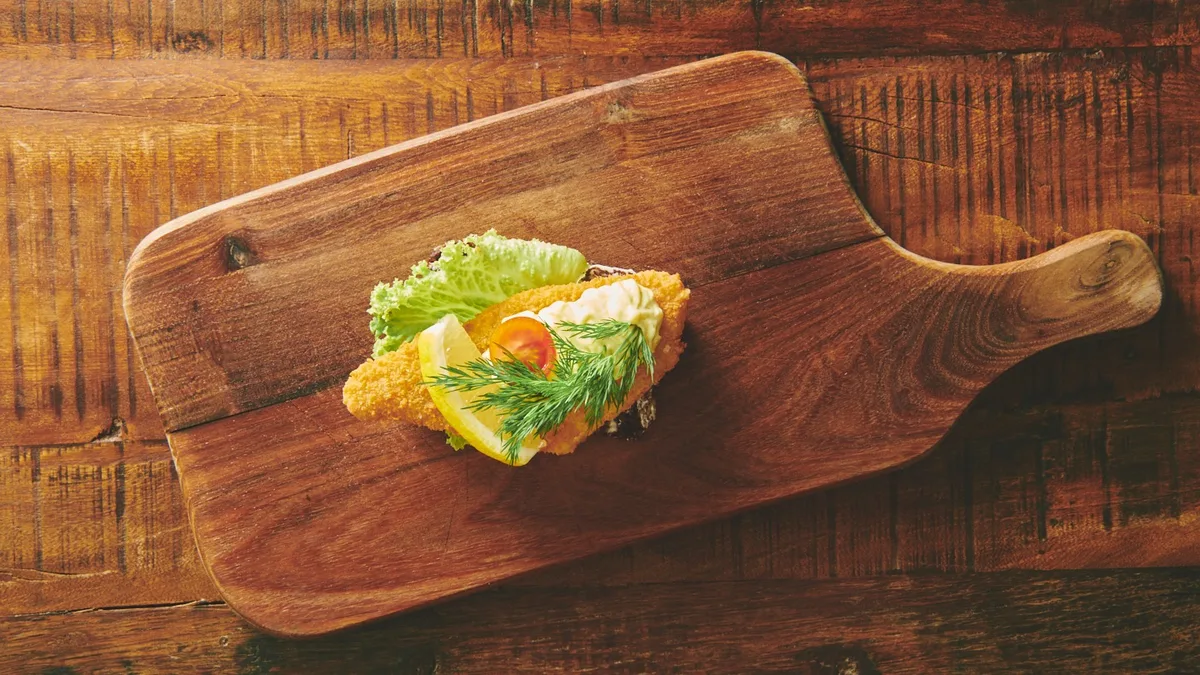 Smørrebrødsmenu fiskefilet