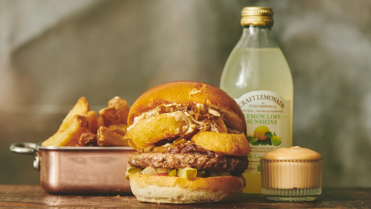 Trøffelburger menu