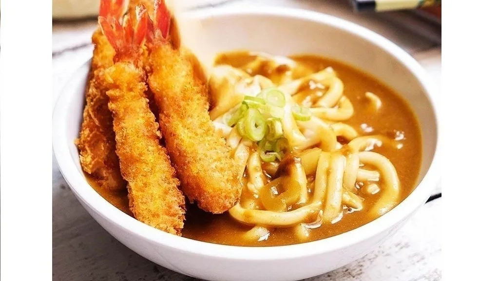 Currys Udon garnélarákkal