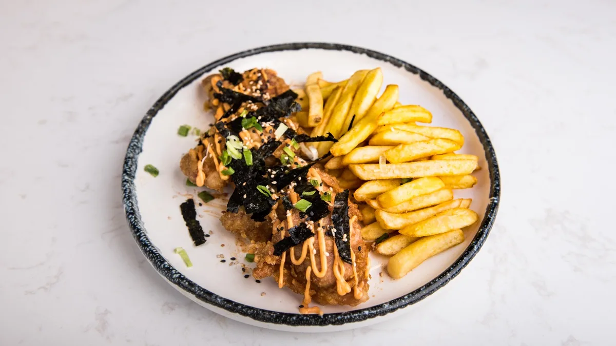 Japán sült csirke Karaage