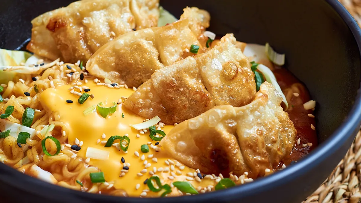 Koreai Gyoza Tésztával
