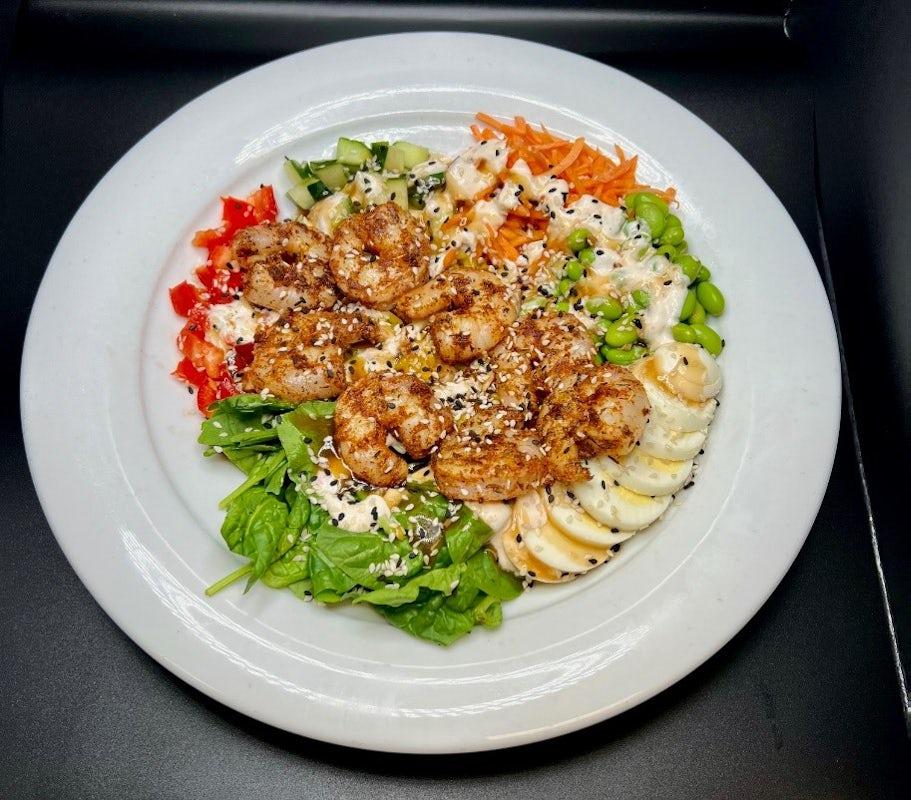 Asian Power Bowl w/Grilled Shrimp