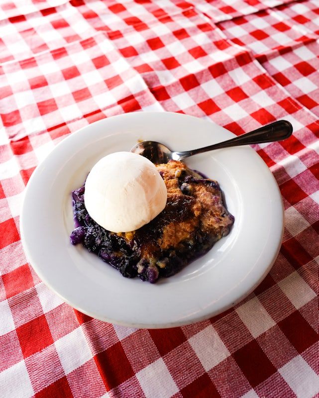 Grandma’s Blueberry Crunch