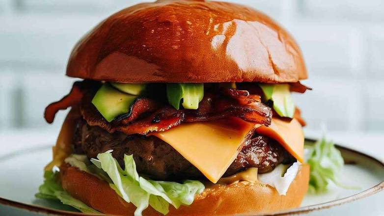 Bacon Avocado Cheddar Burger